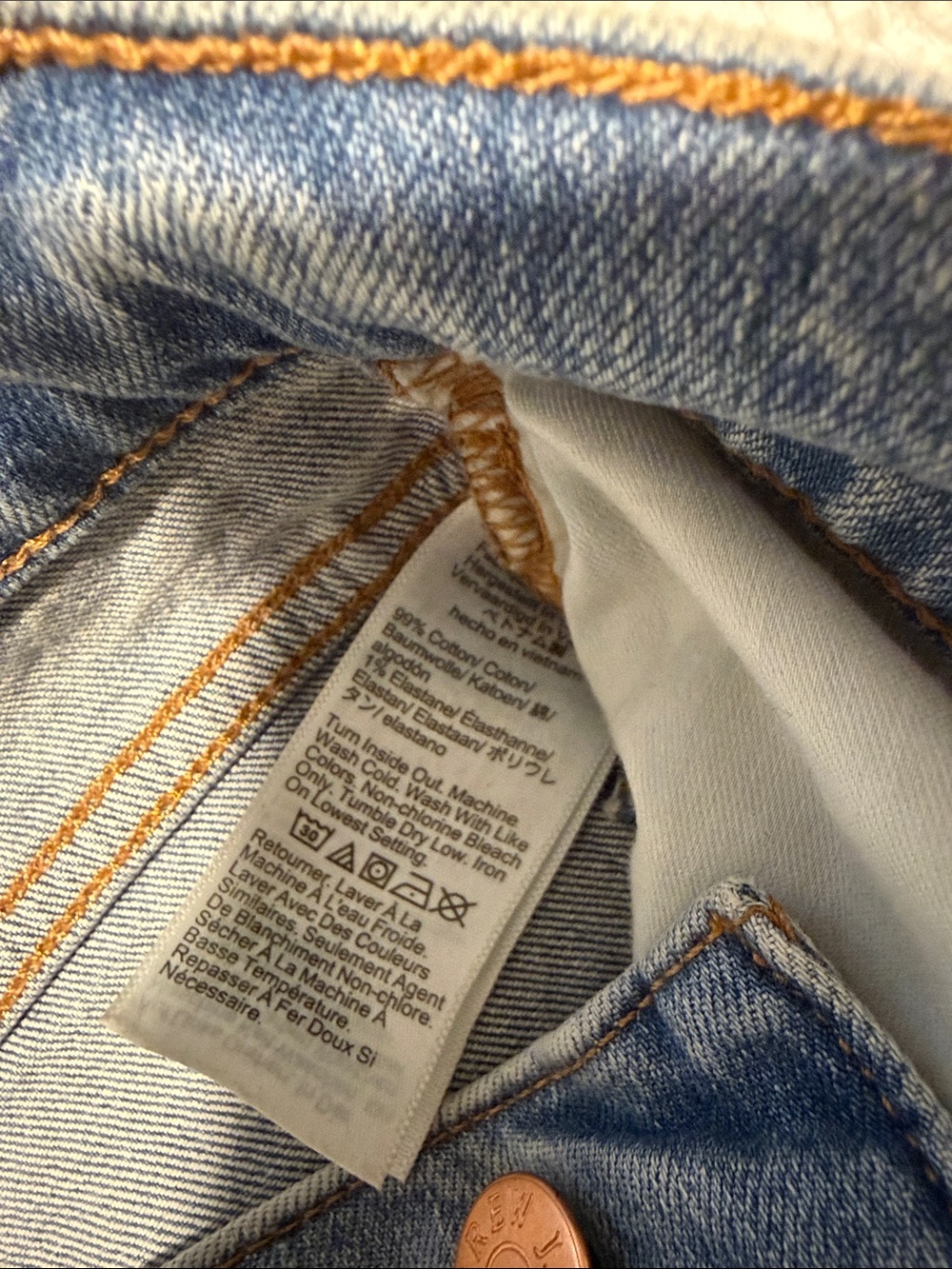 J. Crew Light Wash Wide-Leg Jeans with Frayed Hem - Picture 4 of 7
